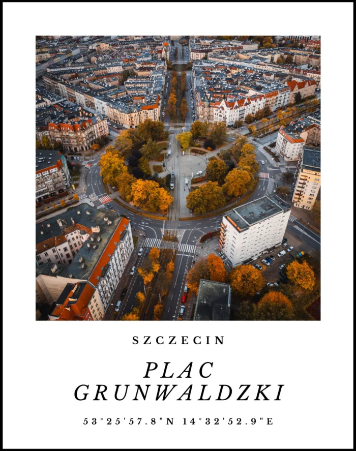 Magnes Polaroid - Plac Grunwaldzki w Szczecinie