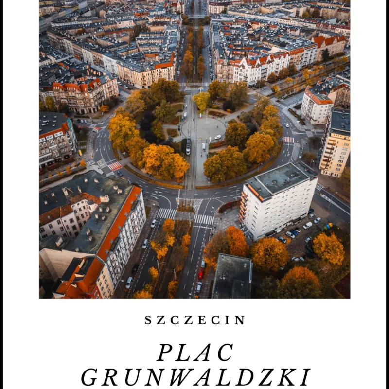 Magnes Polaroid - Plac Grunwaldzki w Szczecinie