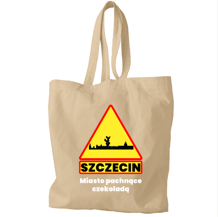 Bawełniana torba zakupowa - Szczecin miasto pachnące czekoladą