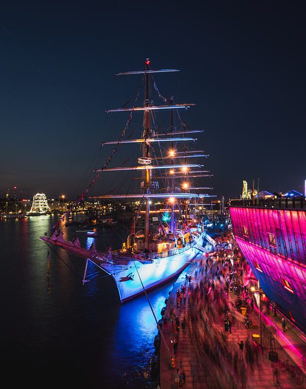 Dar Młodzieży w Szczecinie podczas finału The Tall Ships Races 2024