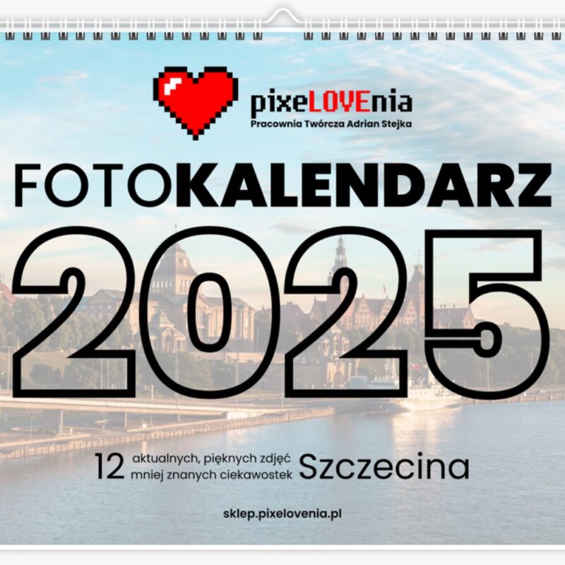 Kalendarz ścienny 2025 Szczecin