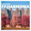 Ręcznie robiony magnes, nadruk fotograficzny, motyw filharmonii w Szczecinie