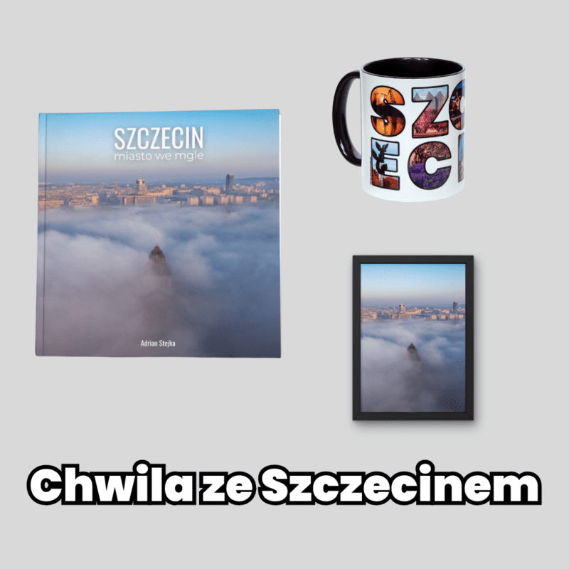 Zestaw „Chwila ze Szczecinem” – album + wydruk w ramce + kubek